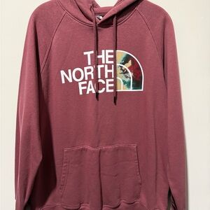 The North Face Woman’s Maroon Hoodie-EUC